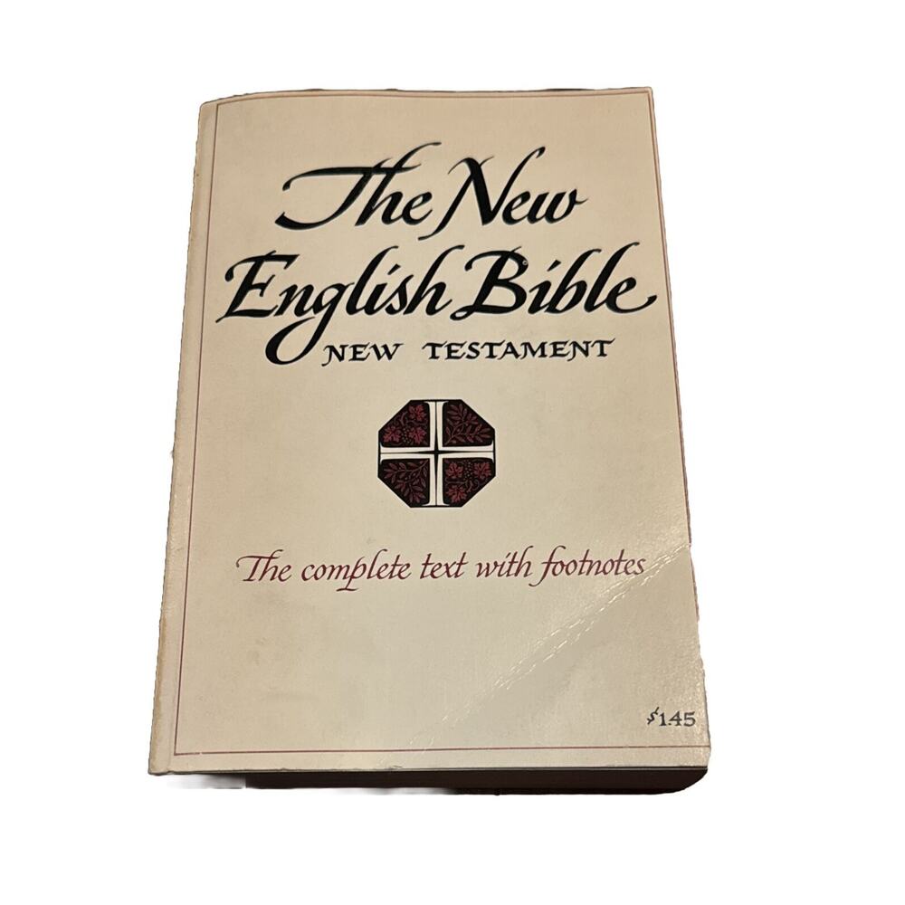 New English Bible New Testament Complete Text‎ with Footnotes Religion READ Flaw